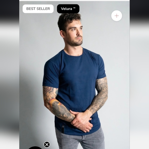 Ten/10 X/X Apparel Navy Crewneck Short-Sleeve Tee - Picture 3 of 13